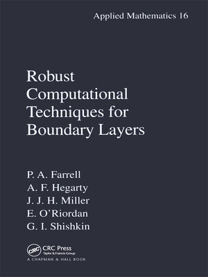 cover image of Robust Computational Techniques for Boundary Layers